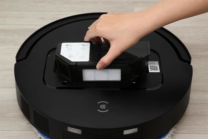 Robot hút bụi lau nhà Ecovacs Deebot T50 Pro Omni - Trắng/Đen